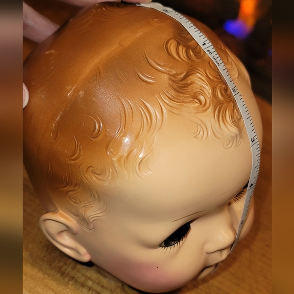 Vintage Imperial Crown Toy Company Doll Head - 1940's - Picture 11 of 15